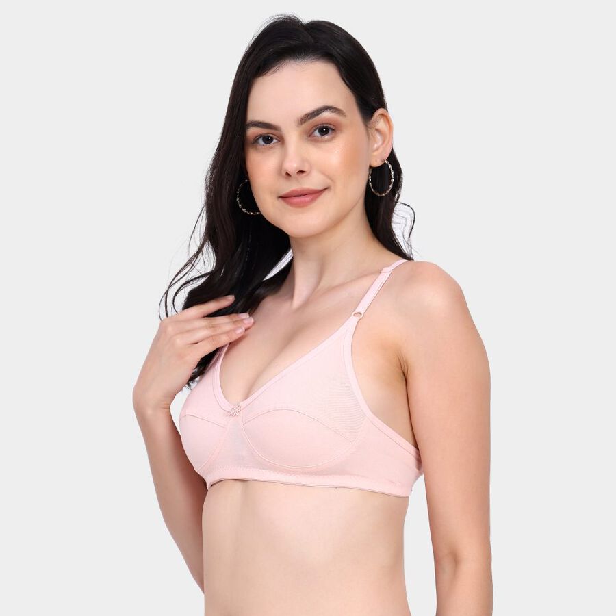 Ladies' Non-Padded Bra, Light Pink, large image number null